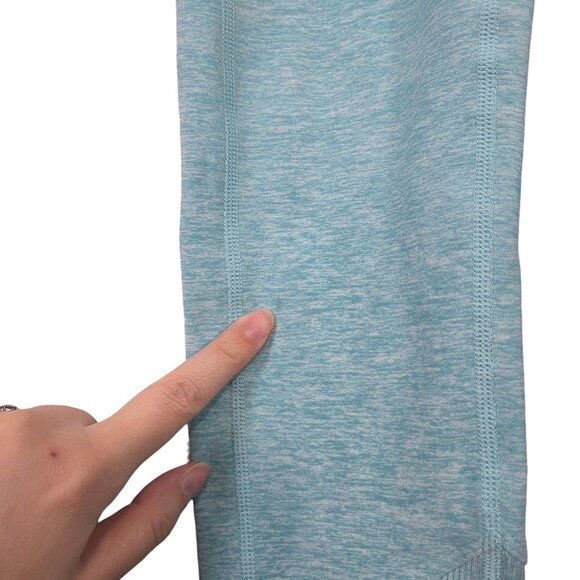 Alo Yoga High-Waist Alosoft Lounge Legging in Blue Quartz Heather - Picture 9 of 10